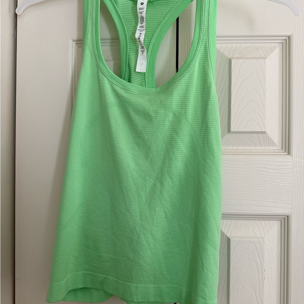 lululemon athletica Mint Green Tank Top Sleeveless Athletic Style